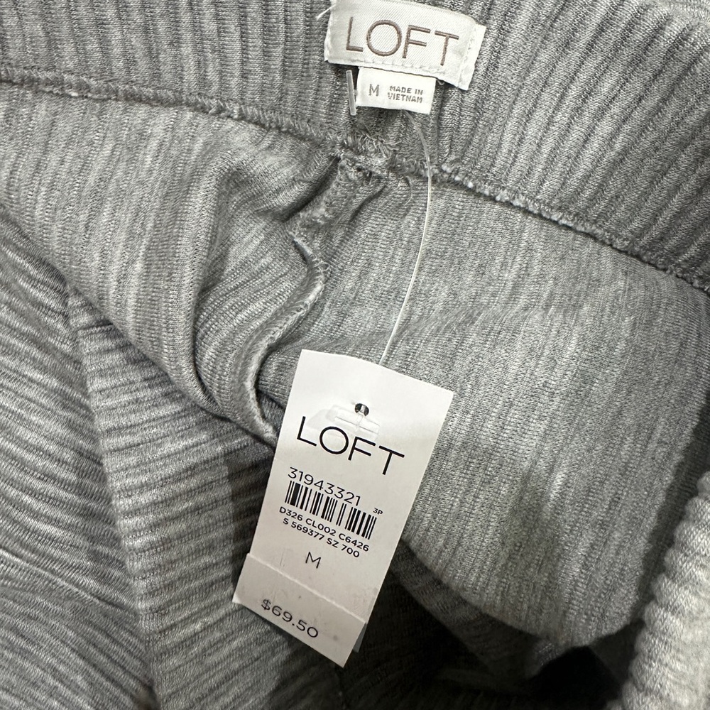 LOFT Flared Ribbed Pants - Picture 2 of 2
